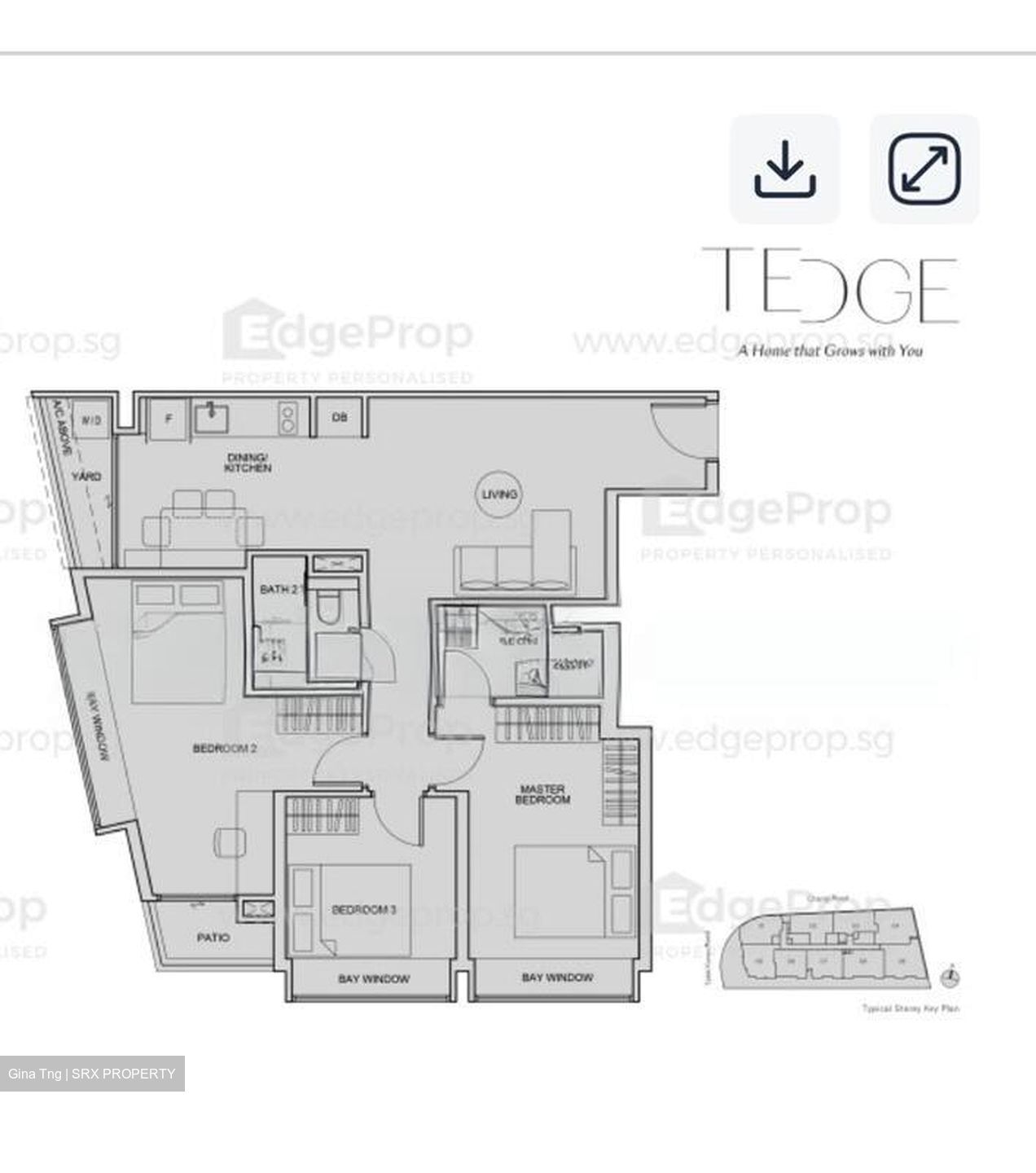 Tedge (D14), Apartment #524885651